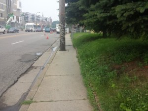 Franklin Ave. sidewalk 